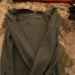 Long sleeve gray sweater